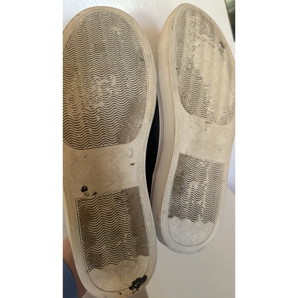 Steve Madden Euriah Black Quilted High Top Sneakers Size 8.5 Zip Casual Shoes - Picture 5 of 7